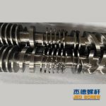 杰德 PE双壁波纹管挤出机平双、锥双螺杆机筒 塑化优良 挤出量大-乐动官方网站/app/ios/安卓/在线/注册，挤出机螺杆，注塑机螺杆，舟山螺杆，螺杆厂